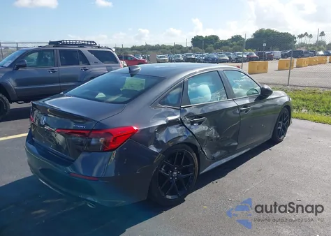 2024 Honda Civic Sport z USA, uszkodzony, nr VIN 2HGFE2F55RH591947